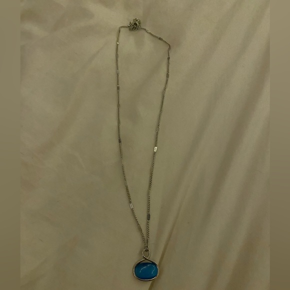 Silver & Blue Necklace - Picture 2 of 2